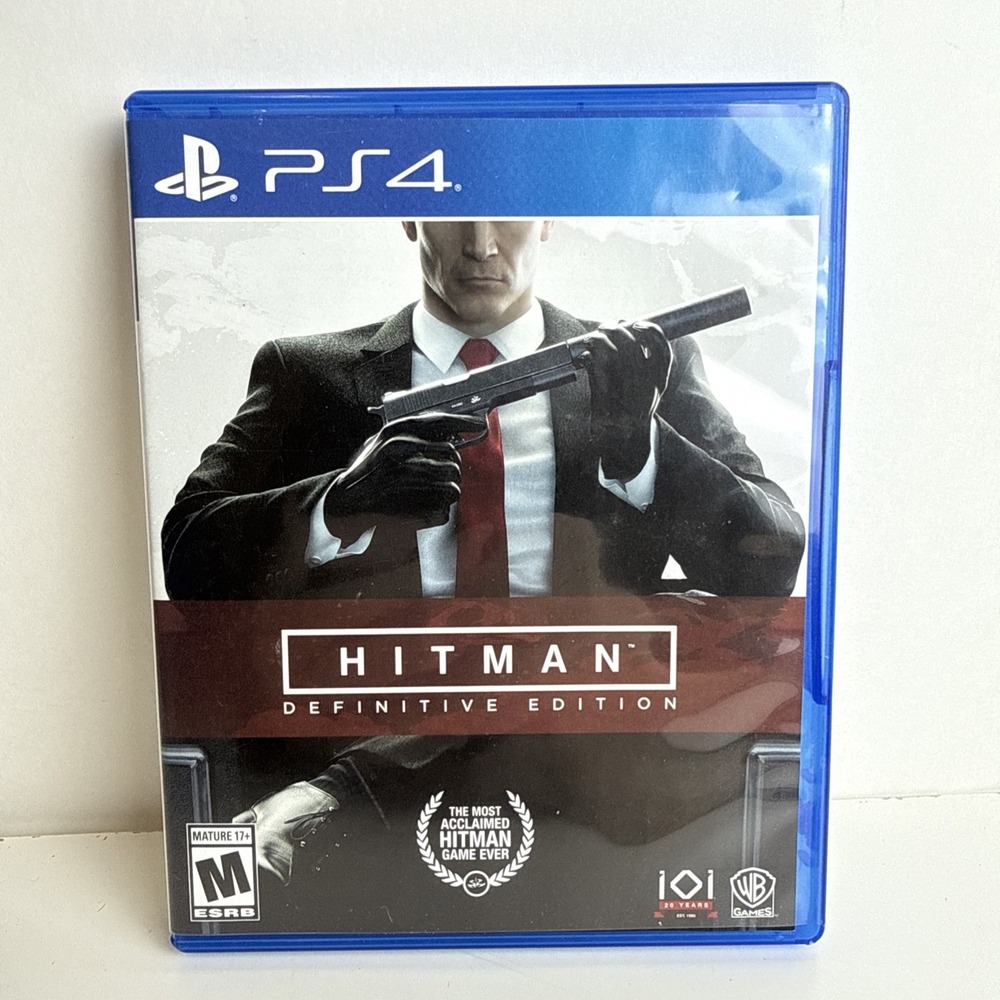 Hitman Definitive Edition Sony PlayStation 4 PS4 Stealth Action Game Agent CIB